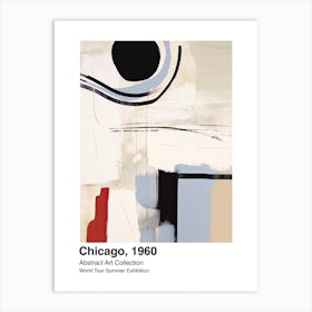 World Tour Exhibition, Abstract Art, Chicago, 1960 11 Art Print