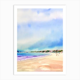 Nha Trang Beach, Vietnam Watercolour Art Print