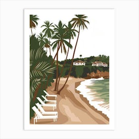 St Lucia Beach Art Print