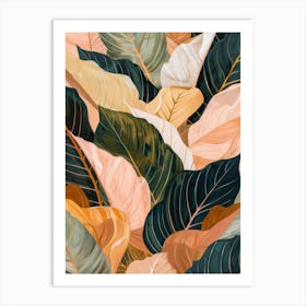 Tropical Leaves 59 Art Print