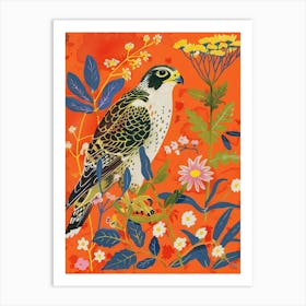 Spring Birds Falcon 2 Art Print