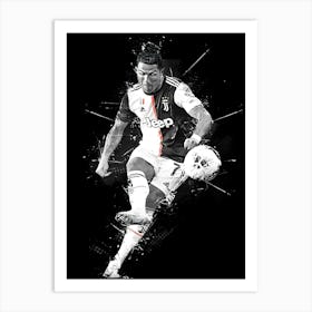 Cristiano Ronaldo Juventus Art Print