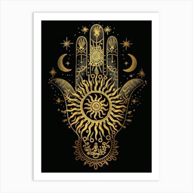 Hamsa 2 Art Print