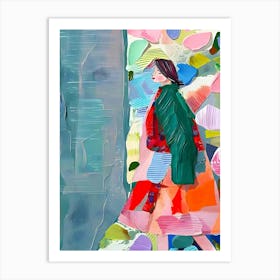 Woman Walking 1 Art Print