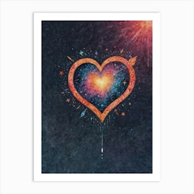 Heart Of The Universe 4 Art Print