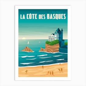 Biarritz France Art Print
