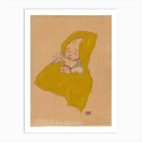 Infant In A Changing Pad (1915), Egon Schiele Art Print