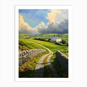 Rolling Hills Of Ireland 7 Art Print