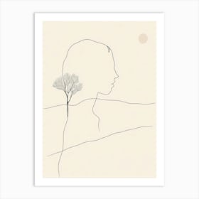 Tree In The Sky 1 Art Print