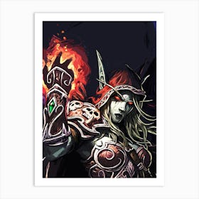 World Of Warcraft gaming movie 7 Art Print