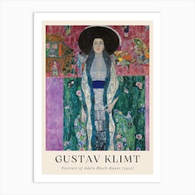 Gustav Klimt Portraits Of Adolf Bloch Art Print