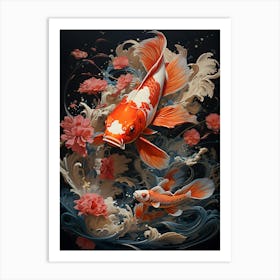 Koi Fish Art Print