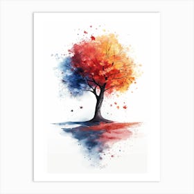 Autumn Tree Art Print