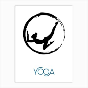 Yoga, the sport of yoga, the sport of meditation, relaxation, inspiring rest and meditation, a distinctive and exceptional work of art that embodies yoga.17 Art Print