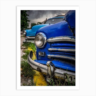 Parked Up Cuba Art Print