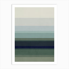 Minimalist ocean Art Print