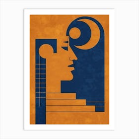 Moon And The Sun 1 Art Print