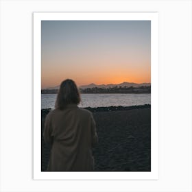 Sunset Lanzarote Art Print