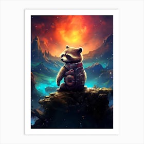 Rocket Raccoon Art Print