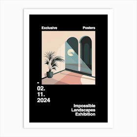 Impossible Landscapes Exhibition Archive Poster 26 Art Print