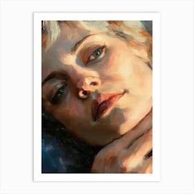 Portrait Of A Woman 8 Art Print