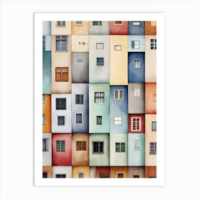 Windows Of The City Art Print