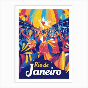 Aihrgdesign A 1970s Inspired Travel Poster For Rio De Janeiro 1 Art Print