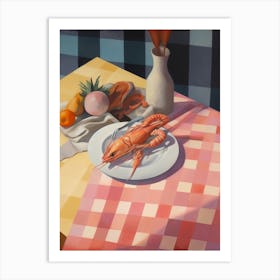 Shrimp 4 Still Life Painting Art Print