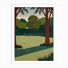 Tennis Court1 Art Print