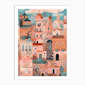 Mantua, Italy Illustration Art Print