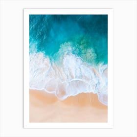 Aerial View Of A Beach 5 Art Print