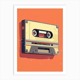 Cassette Tape Wall Art Art Print