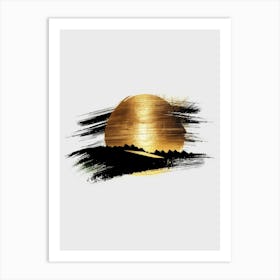 Golden Sunset Art Print