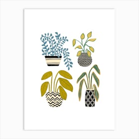 Houseplants Art Print