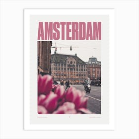 Amsterdam Travel Poster - Gallery Wall Art Print Art Print