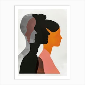 Portrait Of A Couple Art Print