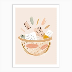 Illustration Of A Bowl 1 Art Print