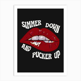 Simmer Down And Pucker Up, Arctic Monkeys Music Art Print
