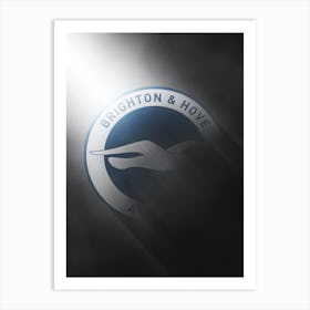 Brighton & Hove Albion Football Poster Art Print