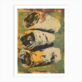 Burrito: Fast Food Art Art Print