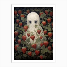 Ghost In The Strawberry Field 4 Art Print