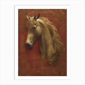 Horse art 1 Art Print