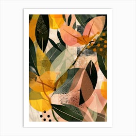 Abstract Leaves 2 Art Print