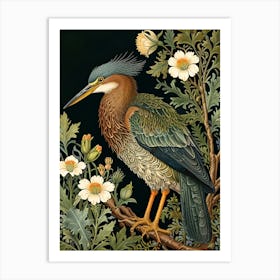 William Morris Heron 2 Art Print