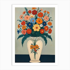 Flowers In A Vase 29 Art Print