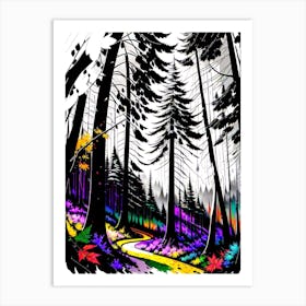 Forest Path 36 Art Print