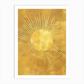 Golden Sun 1 Art Print