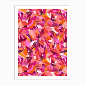 Abstract Flowers - Fireside Art Print