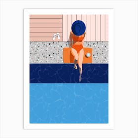 Pool Day Art Print