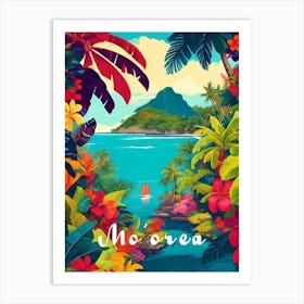 Moorea French Polynesia South Pacific Art Print